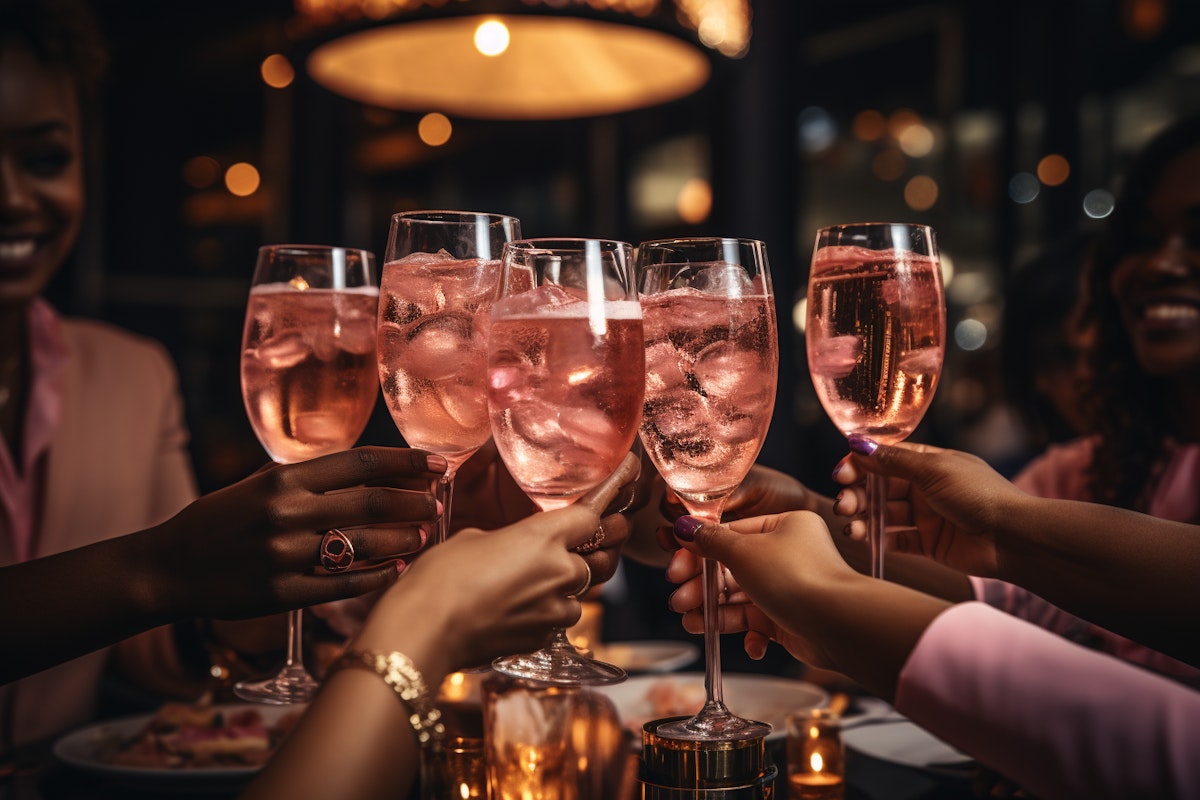 Celebration Toast with Rosé